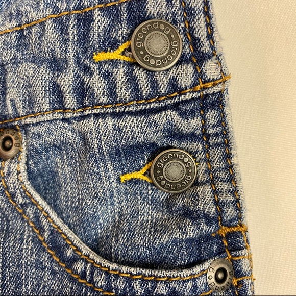 GREENDOG Boys Denim Shortalls Size 18 Months - Picture 3 of 7